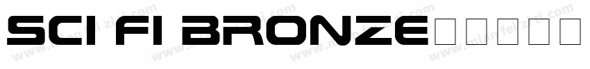Sci Fi Bronze字体转换